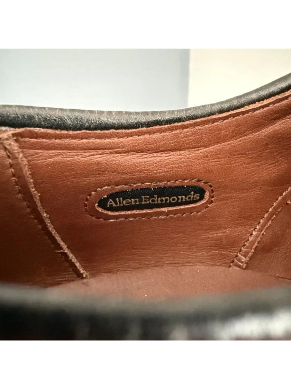 Allen Edmonds Fifth Avenue Leather Cap Toe Oxfords Burgundy (5736) Sz 9 D